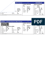 Kolkata Flight Boarding Pass