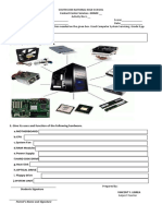 Activity On COMPUTER System, DEVICEs and PERIPHERALS