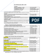 Analysis Past Year Chemistry SPM Question (2003-2017)