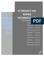 It Project On Wipro Technologies