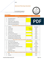 Retirement Planning Calculator: Client Goal