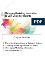 Chapter 4 - Managing Marketing Information To Gain Customer Insights