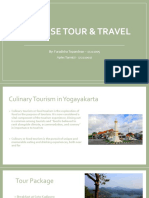 Culinary Tourism