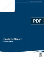 Handover Report: Project Name