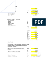 Seismic Calculation.