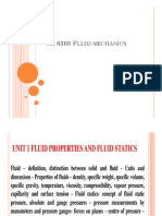 Unit 1 Fluid Properties and Hydrostatic Forces