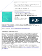 2019-Individualism Vs Collectivism InDifferent Cultures A Cross-Culturalstudy