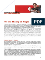 On The Theory of Magic: Roberto Giobbi