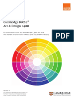 Syllabus: Cambridge IGCSE Art & Design 0400