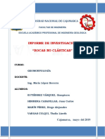 Rocas Sedimentarias II Trabajo de Investigación