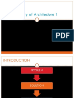 Theory of Architecture 1