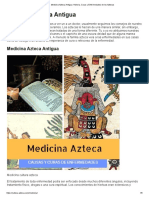 Medicina Azteca Antigua - Historia, Curas y Enfermedades de Los Aztecas