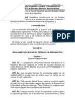 Reglamento de Escuelas Tecnicas Aeronauticas