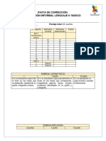 Pauta de Corrección 6 Lenguaje