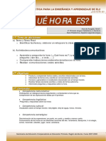 Que Hora Es PDF