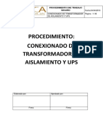 Procedimiento de Trabajo Seguro - Transformadores y Ups