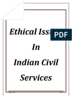 Ethical Issues in Indian Civil Services