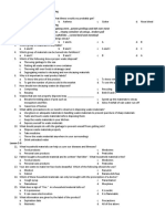 2017 Science 4 2nd Quiz On The First Grading