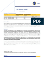 Ace Designers Limited: Summary of Rated Instruments