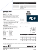 Series 3003 Specification Sheet