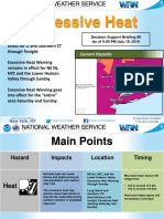 Excessive Heat: Current Hazards