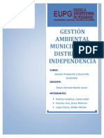 Gestión Ambiental Municipal Del Distrito de Independencia