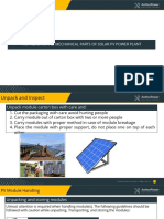 Install Civil and Mechanical Parts of Solar PV Power Plant