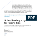 Feeding Program For Statrter