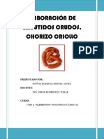 Chorizo Criollo