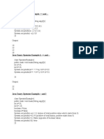 Java Operators - Loops Basics