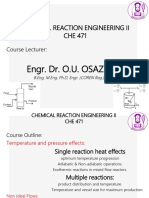 Chemical Reaction Engineering Ii - Che471