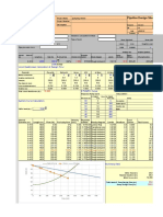 Local Headlosses Calculation at Design Flow