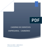 Caderno de Exercicios Cambiario 1 2019