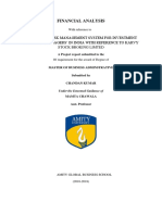 Chandan - A Study On Risk Management System For Equity Portfolio Managers' in India With Reference To Karvy Stock Broking Limted