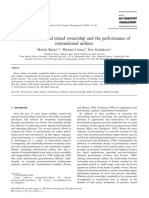 Public, Private Andmixedownership Andthe Performance of International Airlines