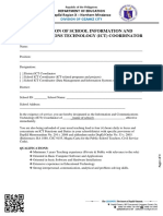 School Ict Coordinator Designation Order