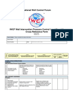 AC-0009 Well Intervention Pressure Control Level 3 and 4 Cross Reference Form