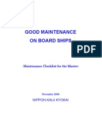 Good Maintenance On Board Ships