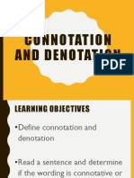 Denotation and Connotation