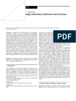 Cost Optimization of Singly and Doubly Reinforced Concrete Beams