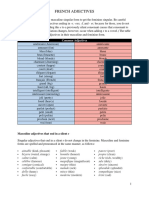 French Adjectives