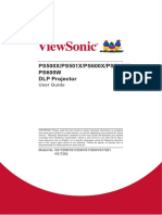 PS500X/PS501X/PS600X/PS501W/ PS600W DLP Projector: User Guide