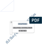 Channel Estimation in MIMO