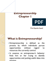 Entrepreneurship Chapter 1