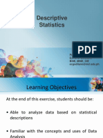 Module 1 - Descriptive Statistics