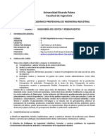 Silabo ABET de Ingenieria de Costos y Presupuesto