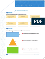 Clasificación de Expresiones Algebraicas