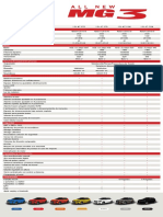 Ficha Tecnica New MG 3