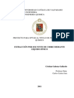 Extraccion Solvente de Cobre PDF