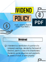 Report No. 10 - Dividend Policy